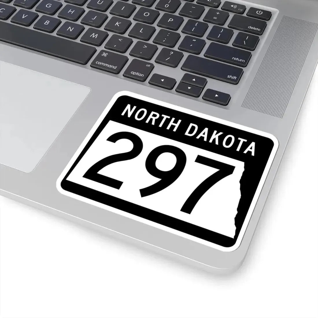 ND-297 2015 (North Dakota) (Road Sign) STICKER Vinyl Kiss-Cut Decal - The Sticker Space