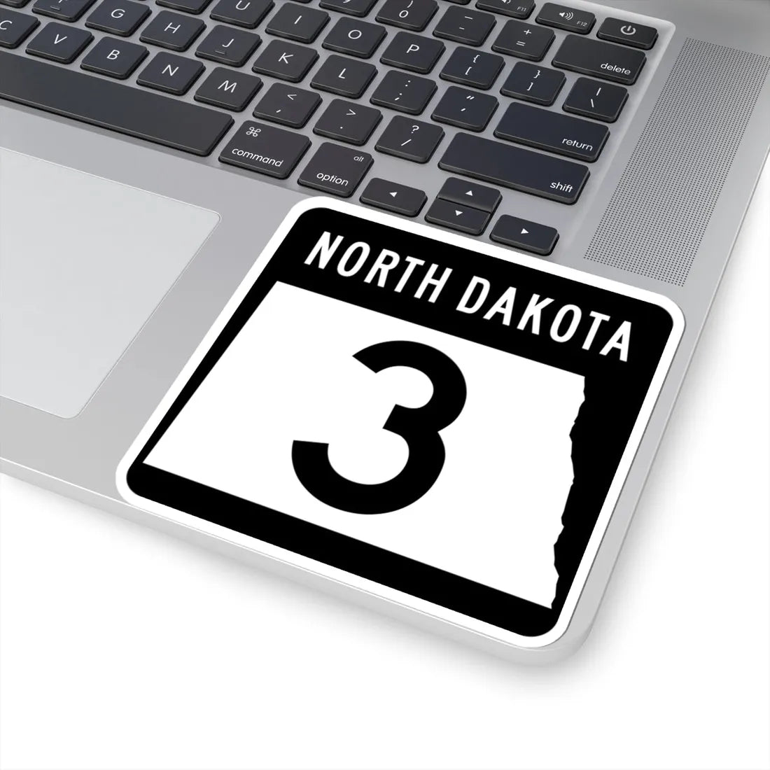 ND-3 2015 (North Dakota) (Road Sign) STICKER Vinyl Kiss-Cut Decal - The Sticker Space