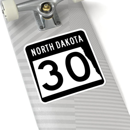 ND-30 2015 (North Dakota) (Road Sign) STICKER Vinyl Kiss-Cut Decal - The Sticker Space
