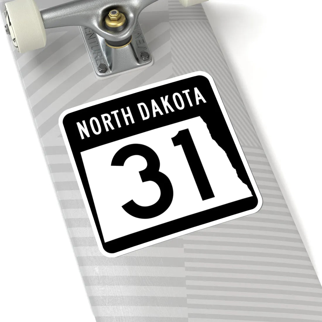 ND-31 2015 (North Dakota) (Road Sign) STICKER Vinyl Kiss-Cut Decal - The Sticker Space