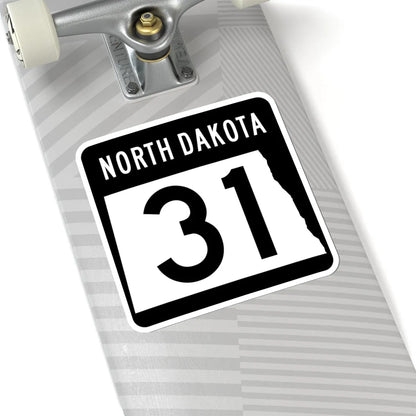 ND-31 2015 (North Dakota) (Road Sign) STICKER Vinyl Kiss-Cut Decal - The Sticker Space