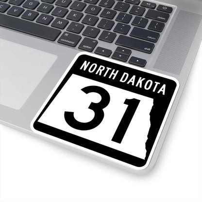 ND-31 2015 (North Dakota) (Road Sign) STICKER Vinyl Kiss-Cut Decal - The Sticker Space