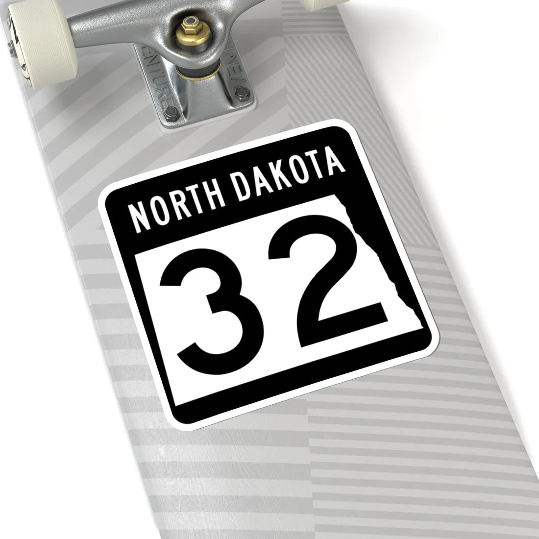 ND-32 2015 (North Dakota) (Road Sign) STICKER Vinyl Kiss-Cut Decal - The Sticker Space