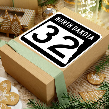 ND-32 2015 (North Dakota) (Road Sign) STICKER Vinyl Kiss-Cut Decal - The Sticker Space