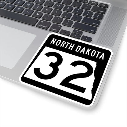ND-32 2015 (North Dakota) (Road Sign) STICKER Vinyl Kiss-Cut Decal - The Sticker Space