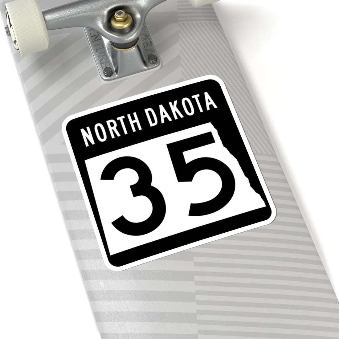 ND-35 2015 (North Dakota) (Road Sign) STICKER Vinyl Kiss-Cut Decal - The Sticker Space