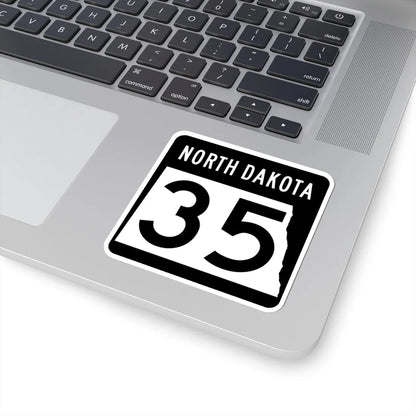ND-35 2015 (North Dakota) (Road Sign) STICKER Vinyl Kiss-Cut Decal - The Sticker Space
