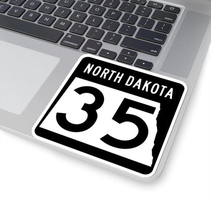 ND-35 2015 (North Dakota) (Road Sign) STICKER Vinyl Kiss-Cut Decal - The Sticker Space