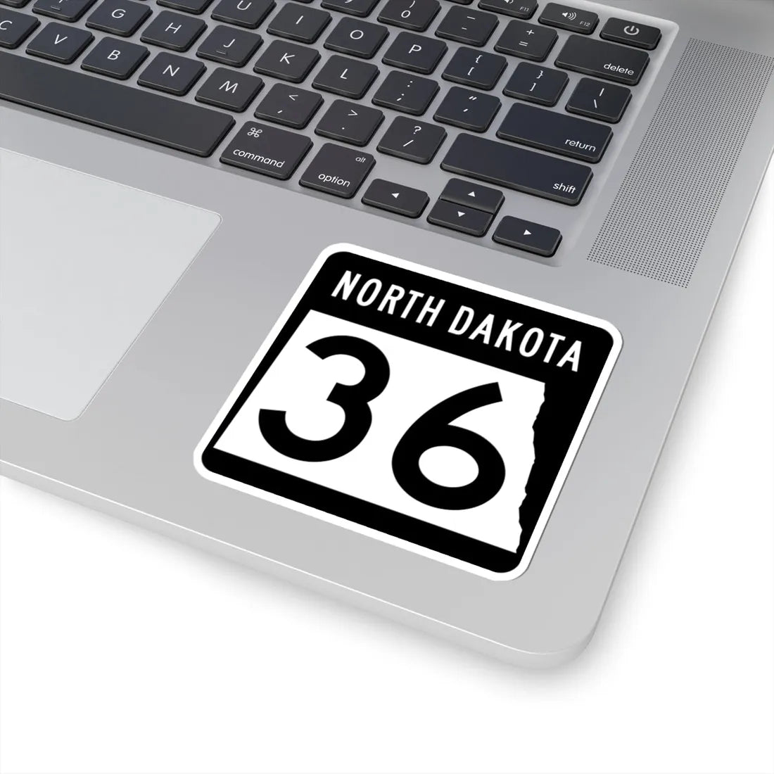 ND-36 2015 (North Dakota) (Road Sign) STICKER Vinyl Kiss-Cut Decal - The Sticker Space