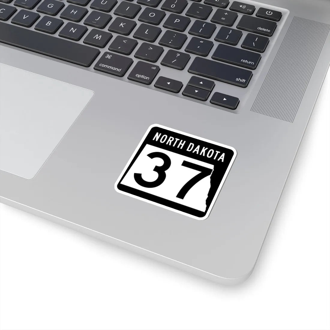 ND-37 2015 (North Dakota) (Road Sign) STICKER Vinyl Kiss-Cut Decal - The Sticker Space