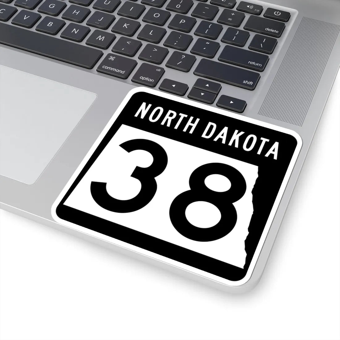 ND-38 2015 (North Dakota) (Road Sign) STICKER Vinyl Kiss-Cut Decal - The Sticker Space