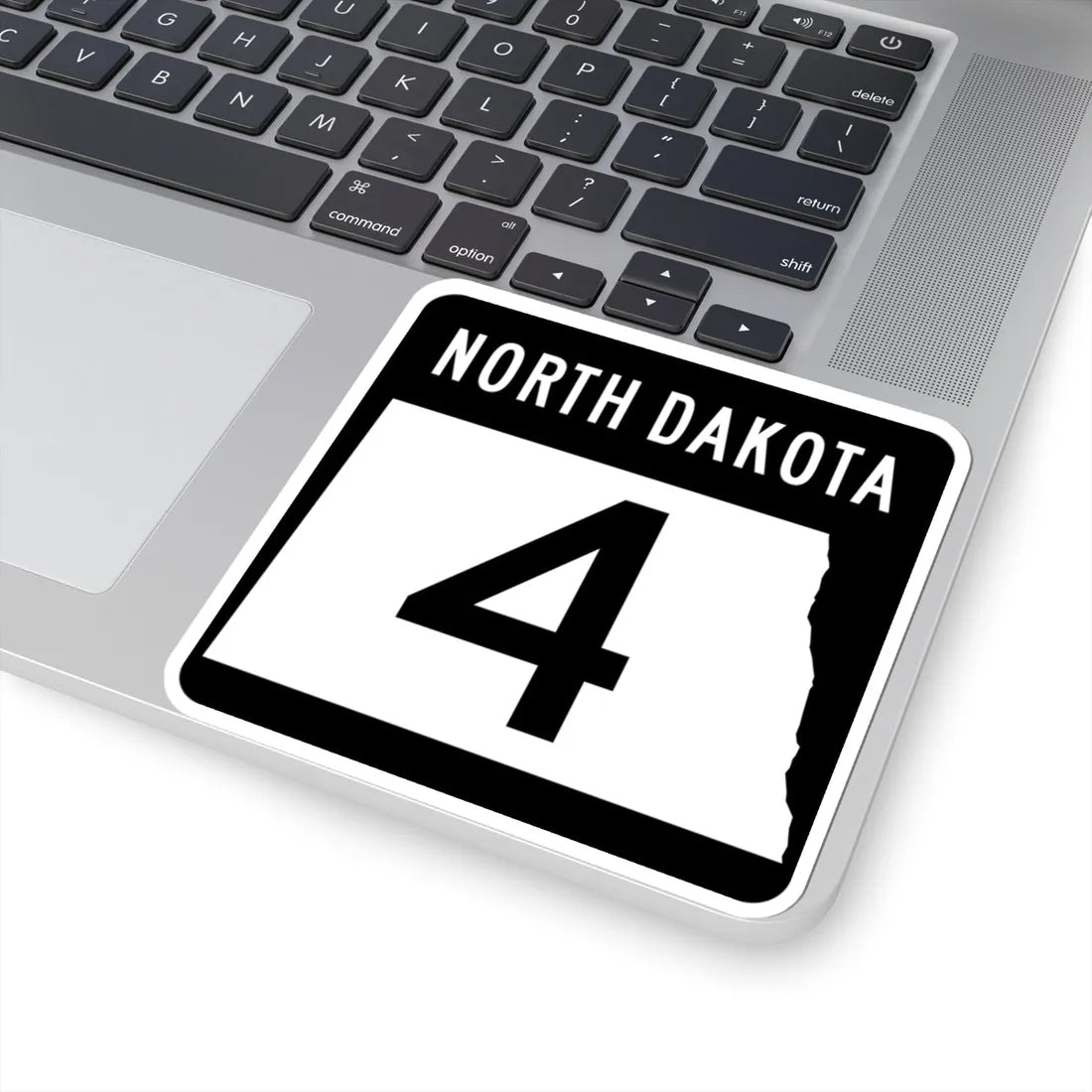 ND-4 2015 (North Dakota) (Road Sign) STICKER Vinyl Kiss-Cut Decal - The Sticker Space