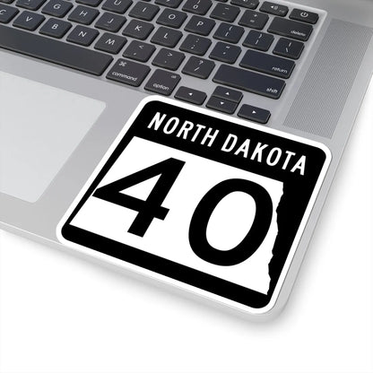 ND-40 2015 (North Dakota) (Road Sign) STICKER Vinyl Kiss-Cut Decal - The Sticker Space