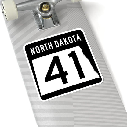 ND-41 2015 (North Dakota) (Road Sign) STICKER Vinyl Kiss-Cut Decal - The Sticker Space