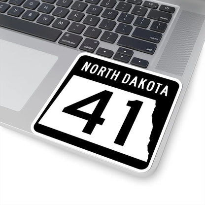 ND-41 2015 (North Dakota) (Road Sign) STICKER Vinyl Kiss-Cut Decal - The Sticker Space