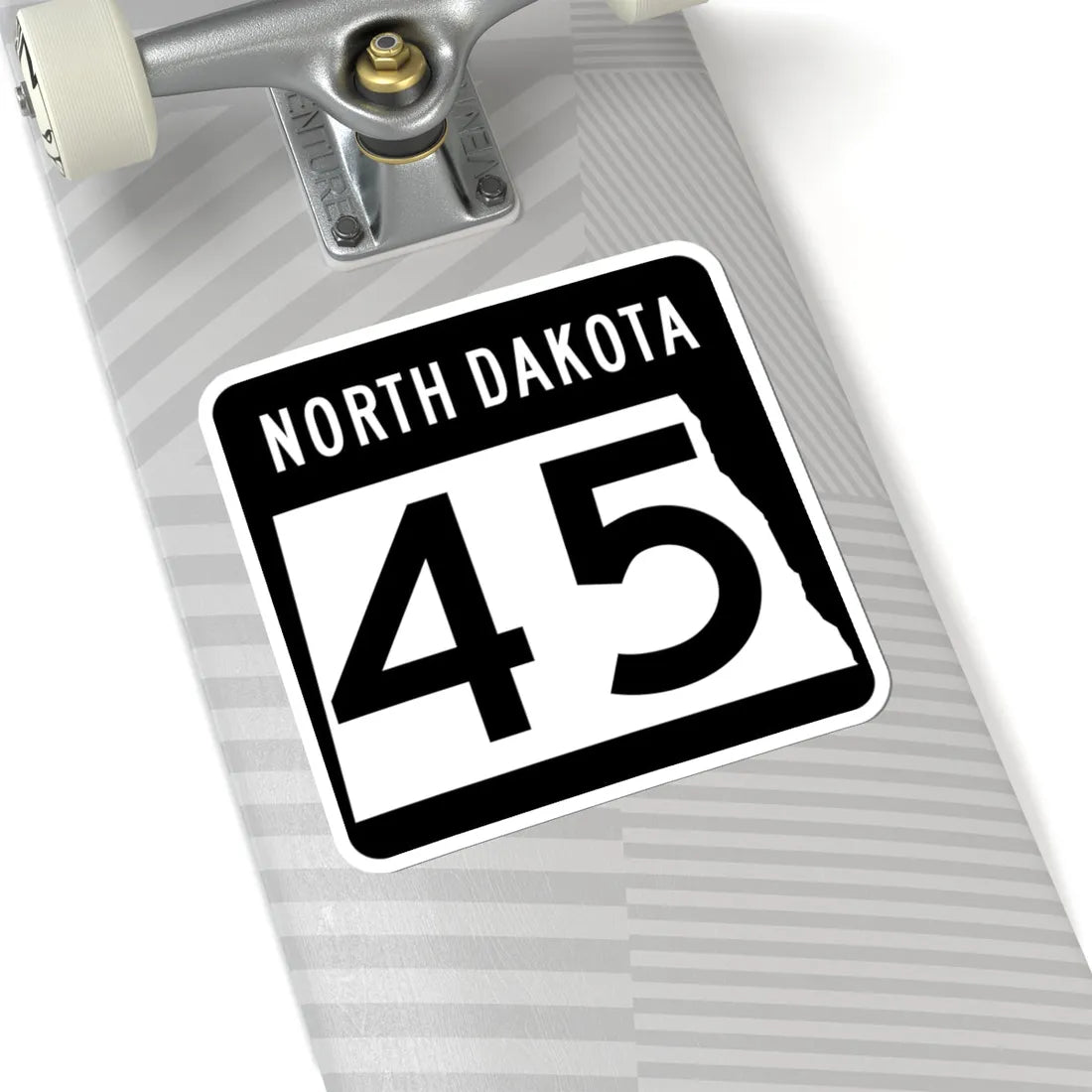 ND-45 2015 (North Dakota) (Road Sign) STICKER Vinyl Kiss-Cut Decal - The Sticker Space