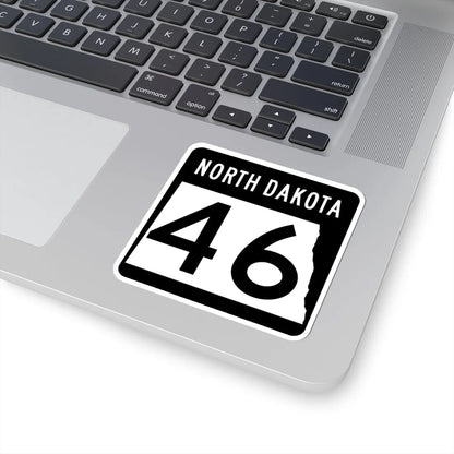 ND-46 2015 (North Dakota) (Road Sign) STICKER Vinyl Kiss-Cut Decal - The Sticker Space