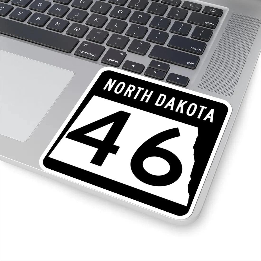 ND-46 2015 (North Dakota) (Road Sign) STICKER Vinyl Kiss-Cut Decal - The Sticker Space