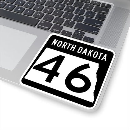 ND-46 2015 (North Dakota) (Road Sign) STICKER Vinyl Kiss-Cut Decal - The Sticker Space