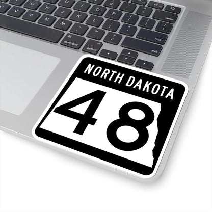 ND-48 2015 (North Dakota) (Road Sign) STICKER Vinyl Kiss-Cut Decal - The Sticker Space