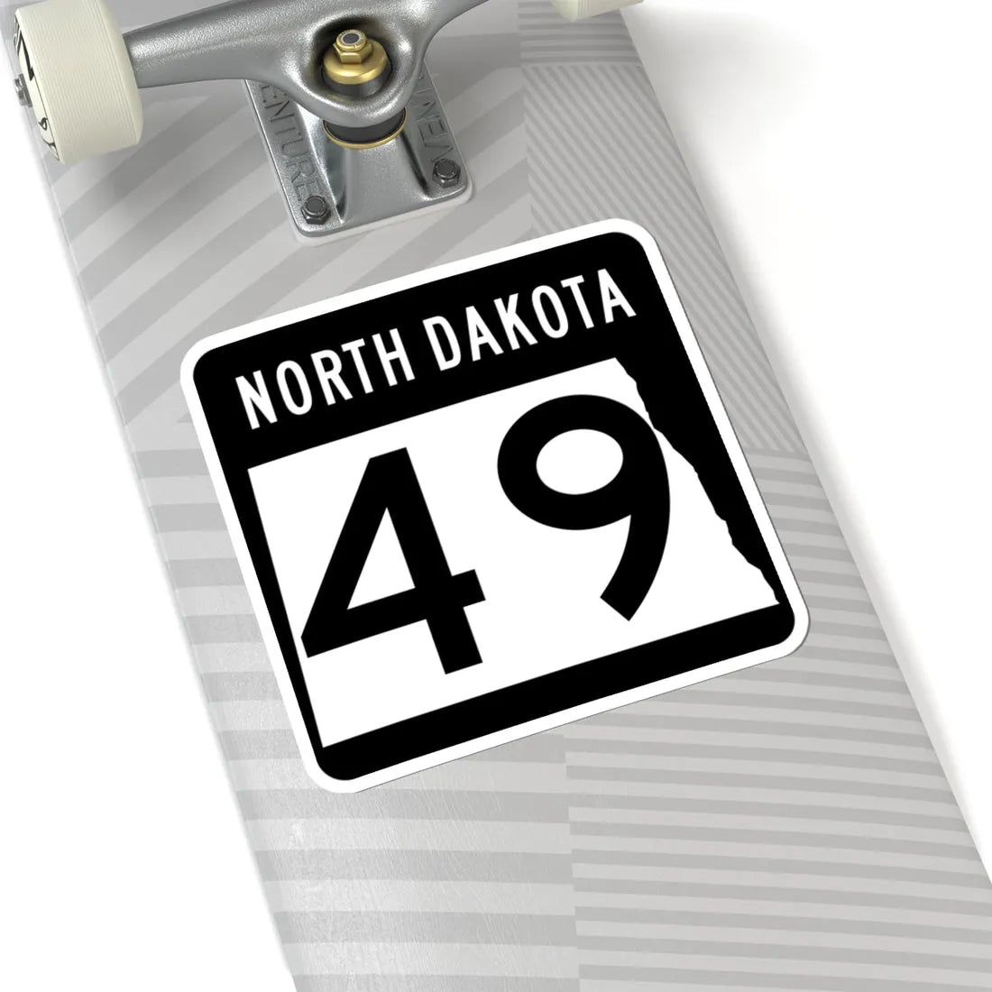 ND-49 2015 (North Dakota) (Road Sign) STICKER Vinyl Kiss-Cut Decal - The Sticker Space
