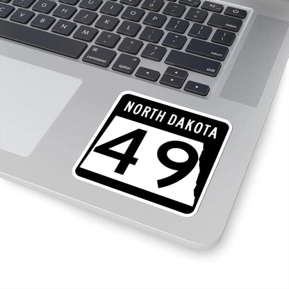 ND-49 2015 (North Dakota) (Road Sign) STICKER Vinyl Kiss-Cut Decal - The Sticker Space