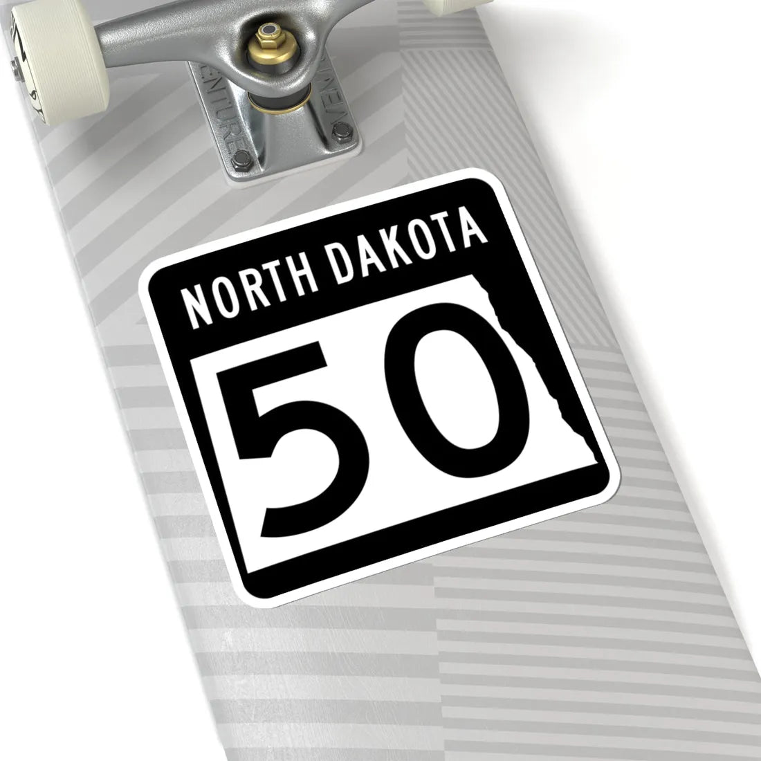 ND-50 2015 (North Dakota) (Road Sign) STICKER Vinyl Kiss-Cut Decal - The Sticker Space