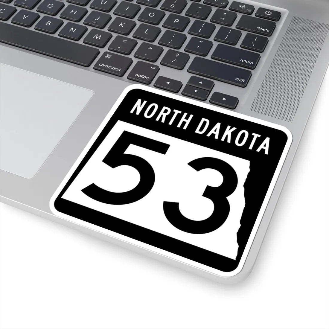 ND-53 2015 (North Dakota) (Road Sign) STICKER Vinyl Kiss-Cut Decal - The Sticker Space