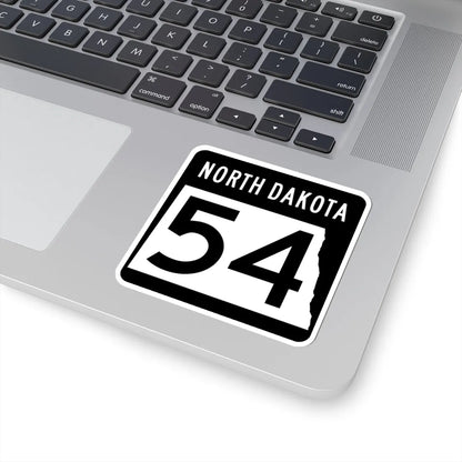 ND-54 2015 (North Dakota) (Road Sign) STICKER Vinyl Kiss-Cut Decal - The Sticker Space