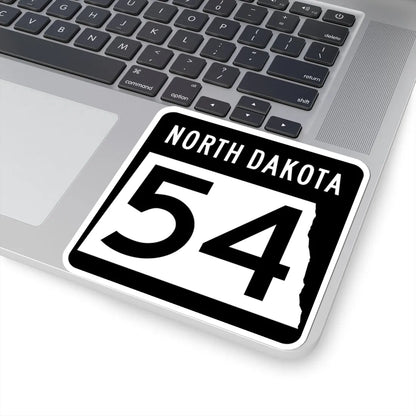 ND-54 2015 (North Dakota) (Road Sign) STICKER Vinyl Kiss-Cut Decal - The Sticker Space