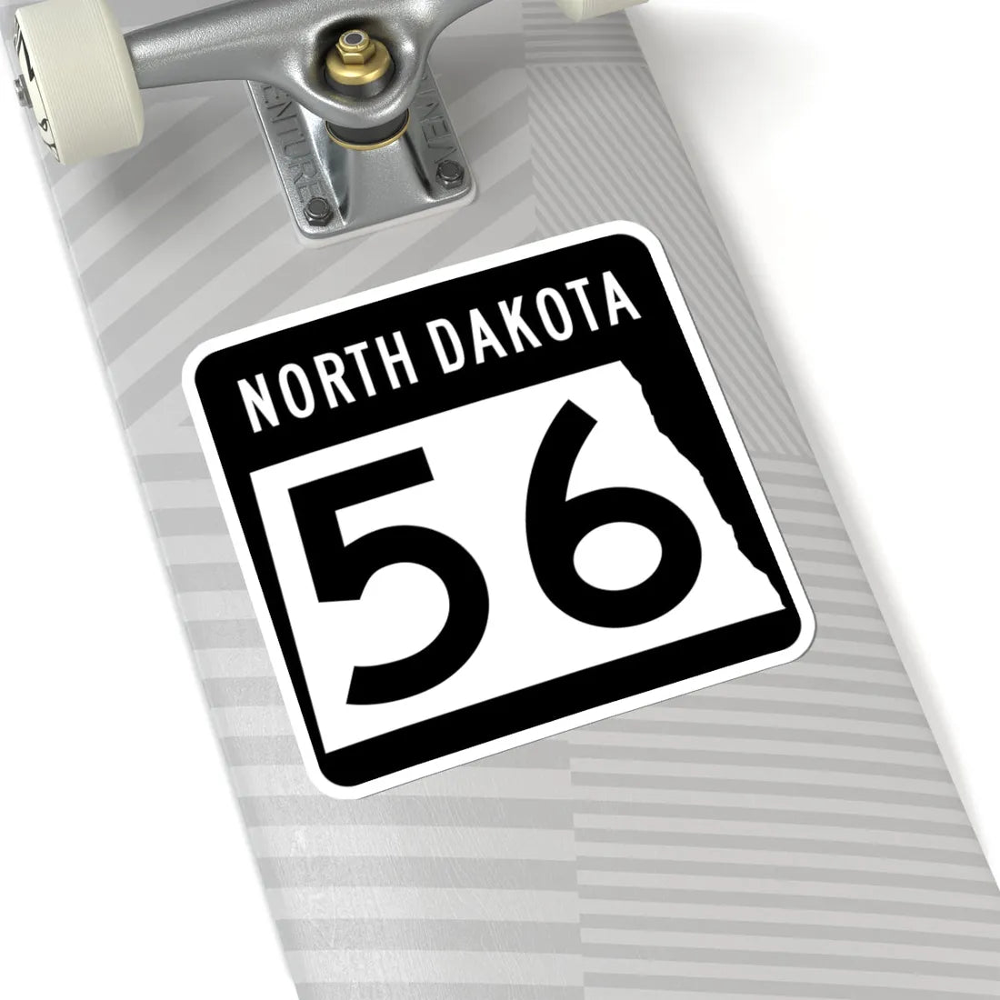 ND-56 2015 (North Dakota) (Road Sign) STICKER Vinyl Kiss-Cut Decal - The Sticker Space