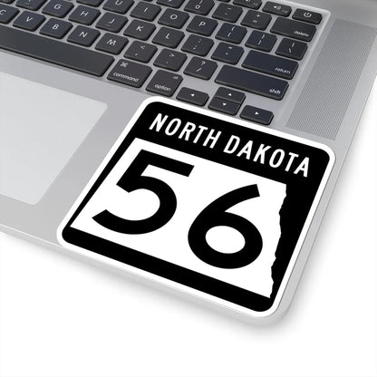 ND-56 2015 (North Dakota) (Road Sign) STICKER Vinyl Kiss-Cut Decal - The Sticker Space