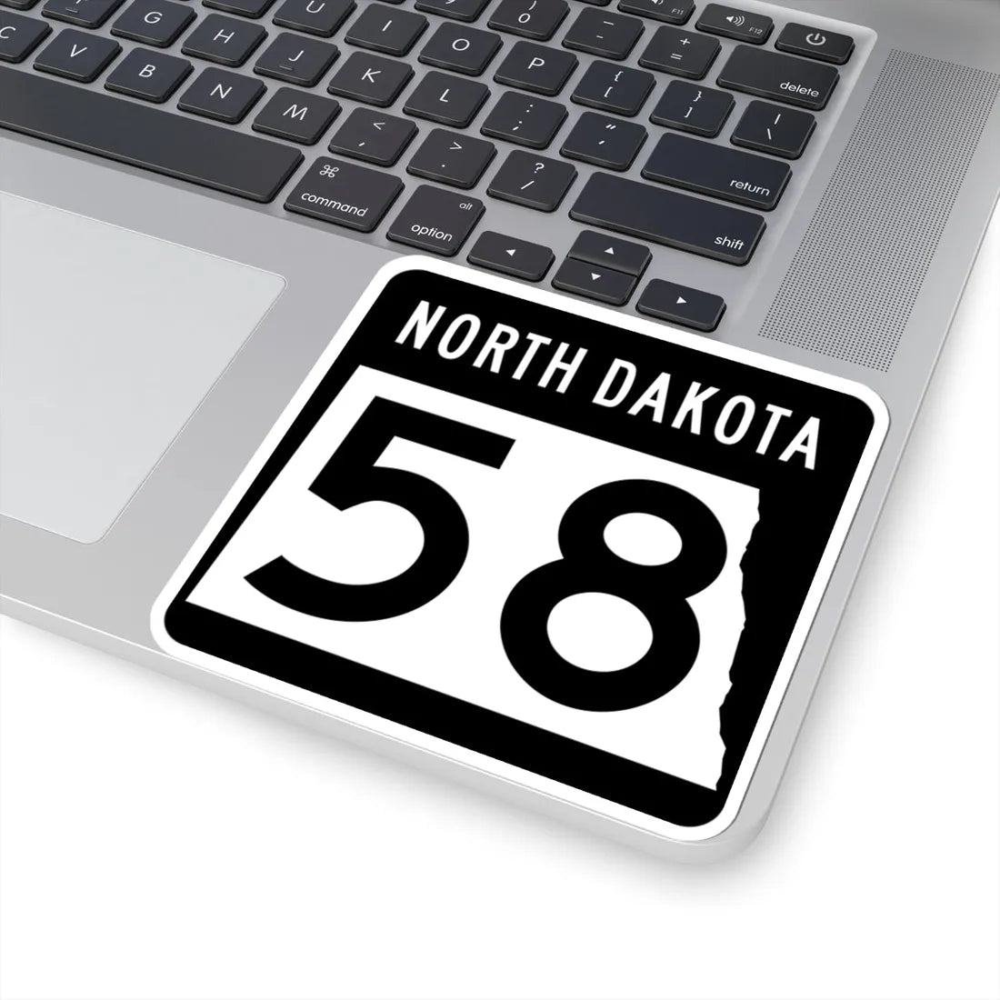 ND-58 2015 (North Dakota) (Road Sign) STICKER Vinyl Kiss-Cut Decal - The Sticker Space