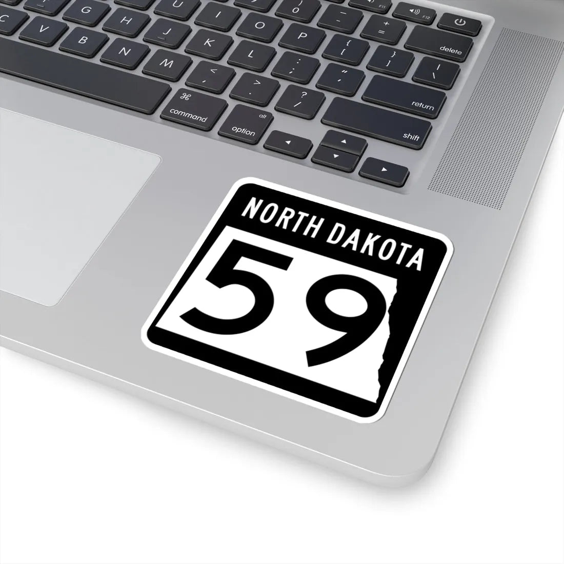 ND-59 2015 (North Dakota) (Road Sign) STICKER Vinyl Kiss-Cut Decal - The Sticker Space