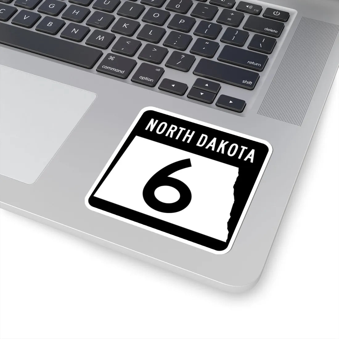 ND-6 2015 (North Dakota) (Road Sign) STICKER Vinyl Kiss-Cut Decal - The Sticker Space