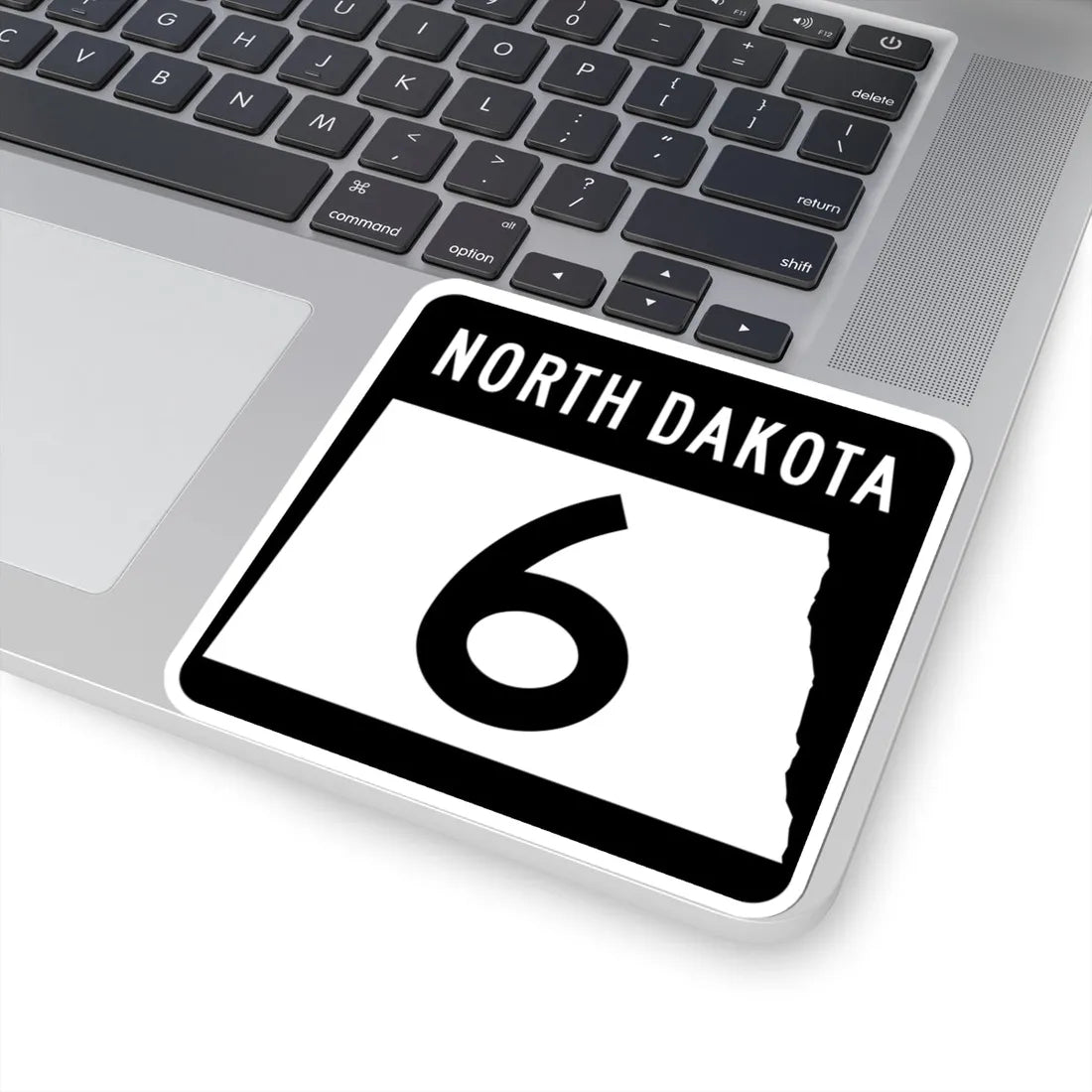 ND-6 2015 (North Dakota) (Road Sign) STICKER Vinyl Kiss-Cut Decal - The Sticker Space