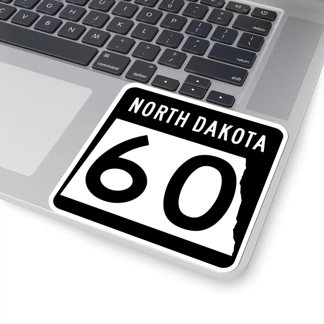 ND-60 2015 (North Dakota) (Road Sign) STICKER Vinyl Kiss-Cut Decal - The Sticker Space