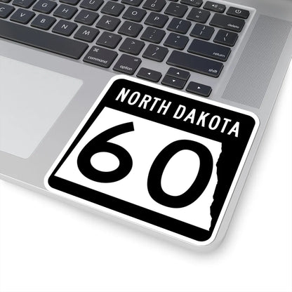ND-60 2015 (North Dakota) (Road Sign) STICKER Vinyl Kiss-Cut Decal - The Sticker Space