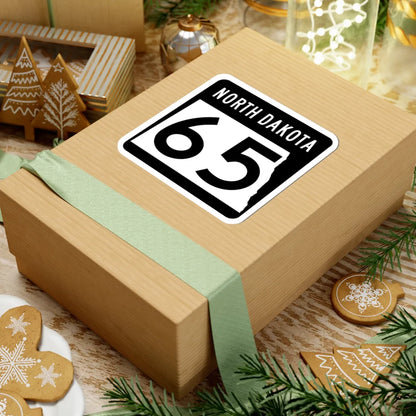 ND-65 2015 (North Dakota) (Road Sign) STICKER Vinyl Kiss-Cut Decal - The Sticker Space