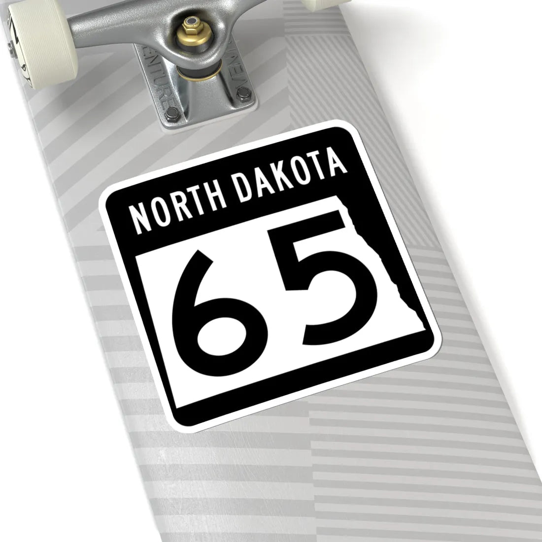 ND-65 2015 (North Dakota) (Road Sign) STICKER Vinyl Kiss-Cut Decal - The Sticker Space