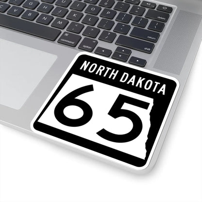 ND-65 2015 (North Dakota) (Road Sign) STICKER Vinyl Kiss-Cut Decal - The Sticker Space