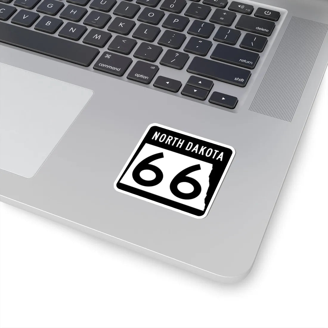 ND-66 2015 (North Dakota) (Road Sign) STICKER Vinyl Kiss-Cut Decal - The Sticker Space