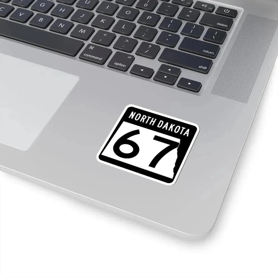 ND-67 2015 (North Dakota) (Road Sign) STICKER Vinyl Kiss-Cut Decal - The Sticker Space