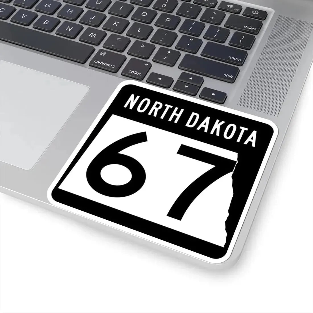 ND-67 2015 (North Dakota) (Road Sign) STICKER Vinyl Kiss-Cut Decal - The Sticker Space