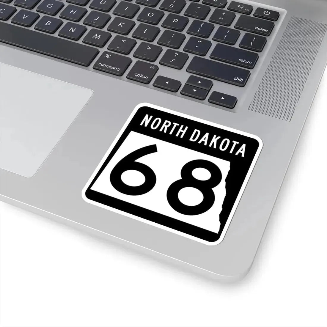 ND-68 2015 (North Dakota) (Road Sign) STICKER Vinyl Kiss-Cut Decal - The Sticker Space
