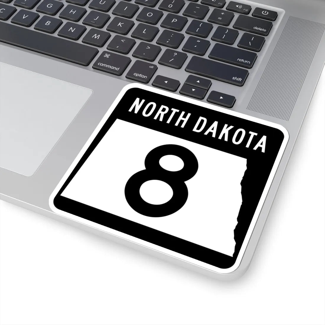 ND-8 2015 (North Dakota) (Road Sign) STICKER Vinyl Kiss-Cut Decal - The Sticker Space