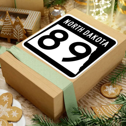 ND-89 2015 (North Dakota) (Road Sign) STICKER Vinyl Kiss-Cut Decal - The Sticker Space