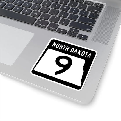 ND-9 2015 (North Dakota) (Road Sign) STICKER Vinyl Kiss-Cut Decal - The Sticker Space