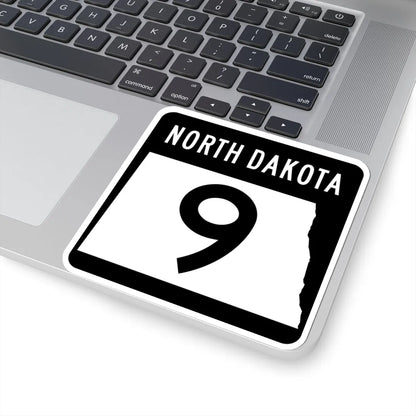 ND-9 2015 (North Dakota) (Road Sign) STICKER Vinyl Kiss-Cut Decal - The Sticker Space