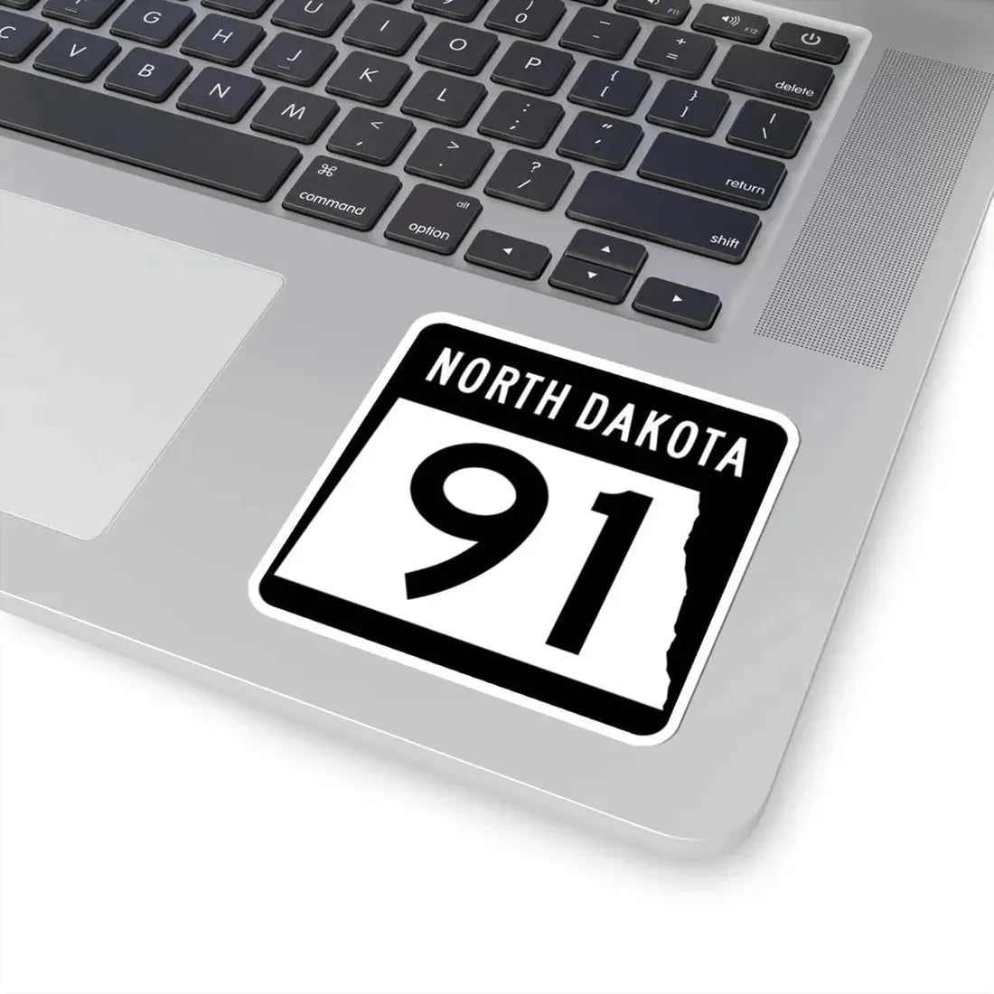 ND-91 2015 (North Dakota) (Road Sign) STICKER Vinyl Kiss-Cut Decal - The Sticker Space